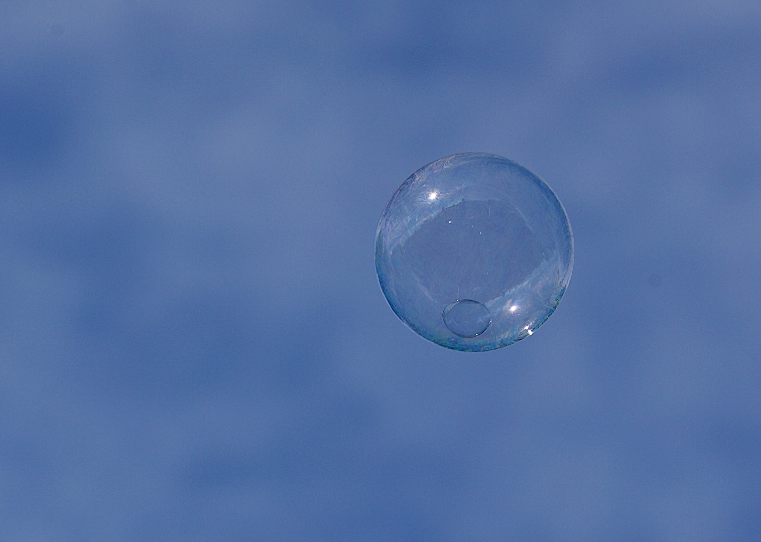 Himmel oder Seifenblase