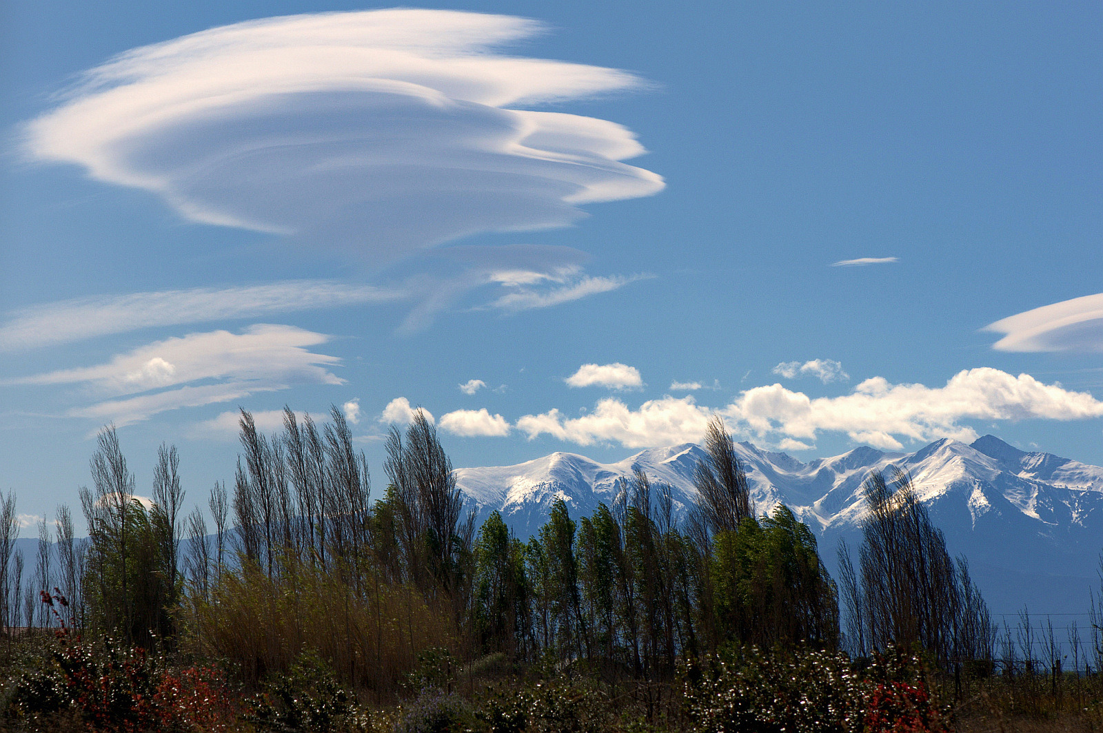 Föhnwolken über dem Canigou