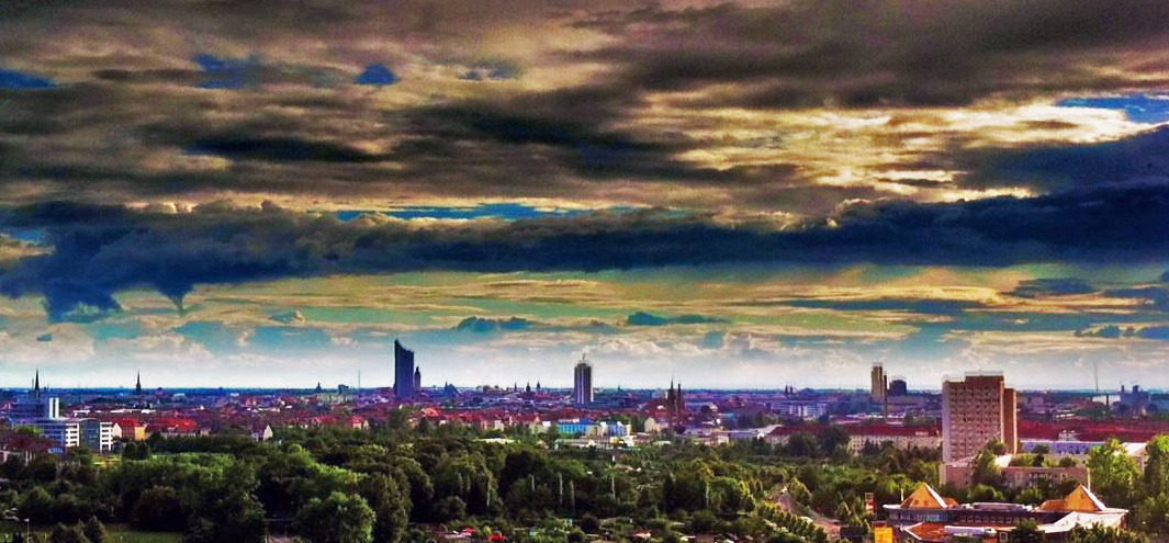 Himmel über Leipzig