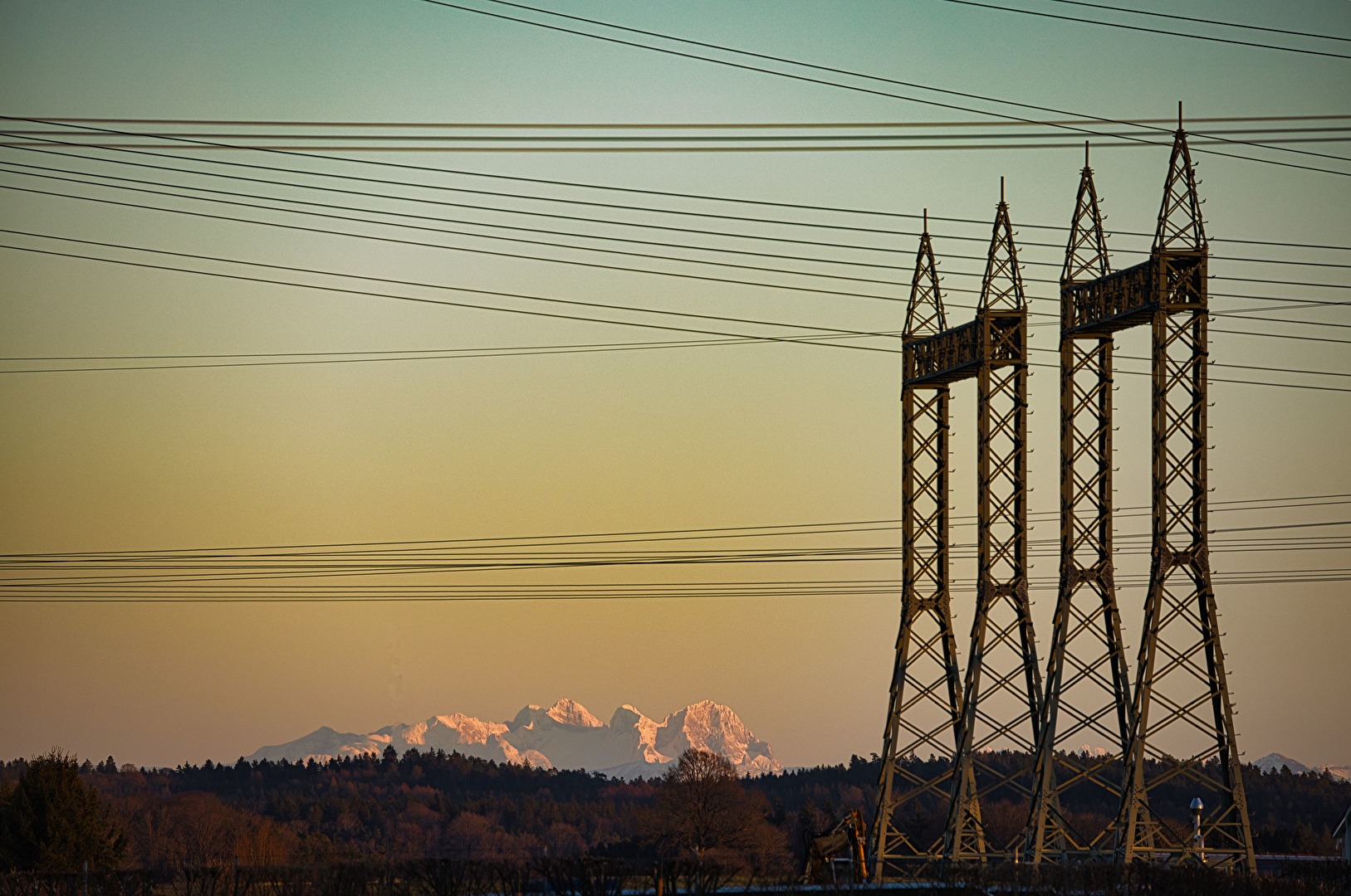 Die Alpen unter Strom