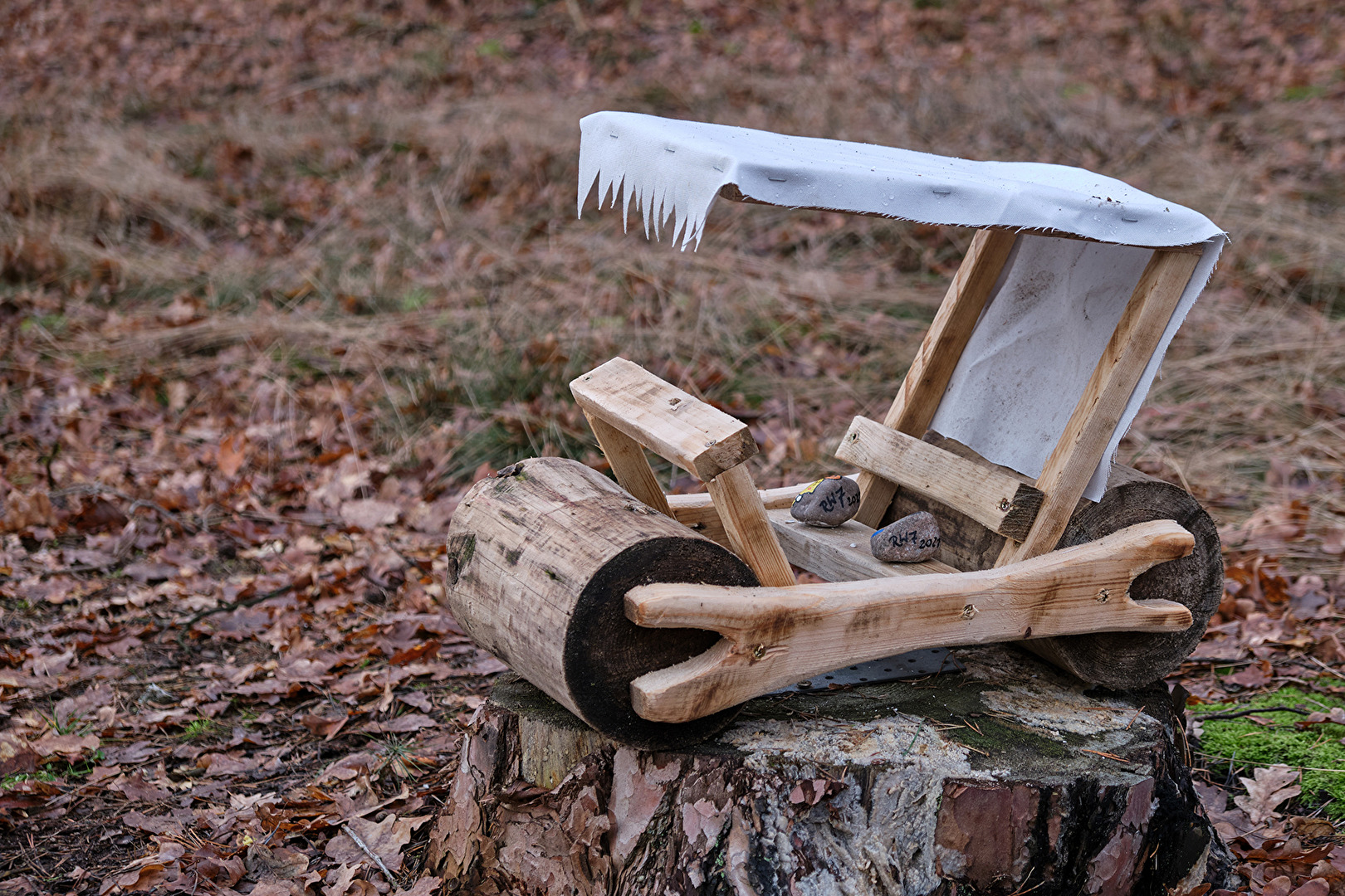 Fred Feuersteins Auto entdeckt