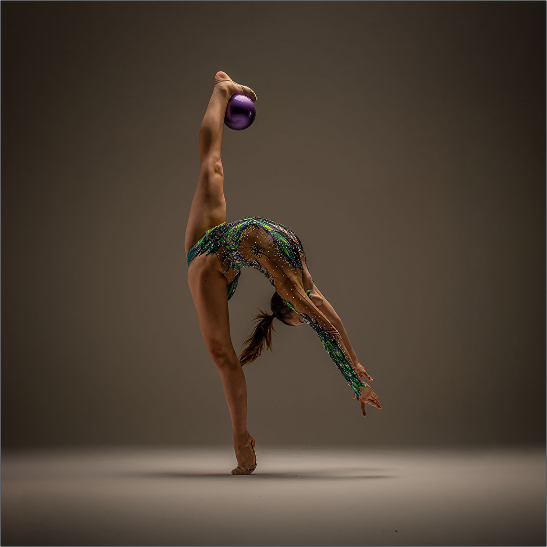 Die Gymnastin