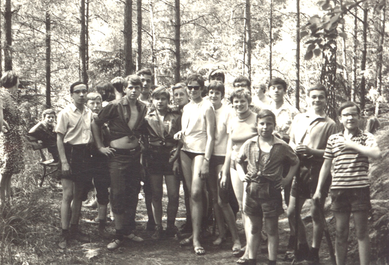 1) Klassenfahrt 8. Klasse 1968