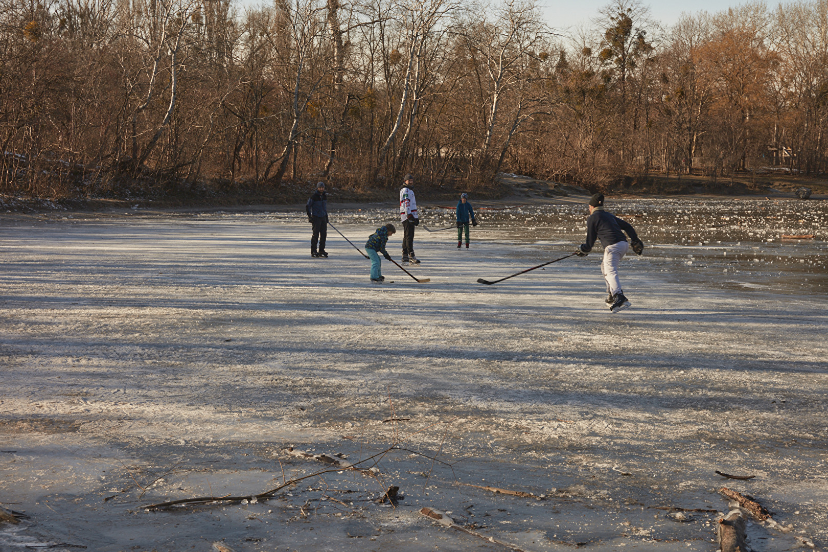 Eishockey, Praterau, Heustadelwasser