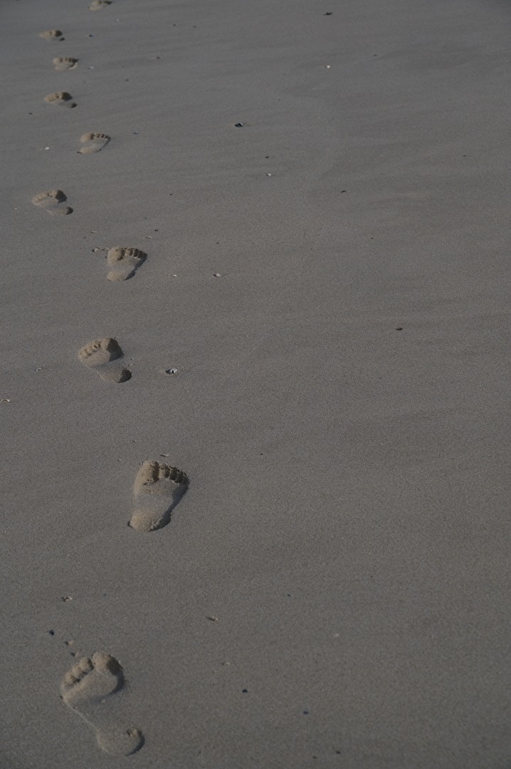 Just walking home - #Füße am #Strand