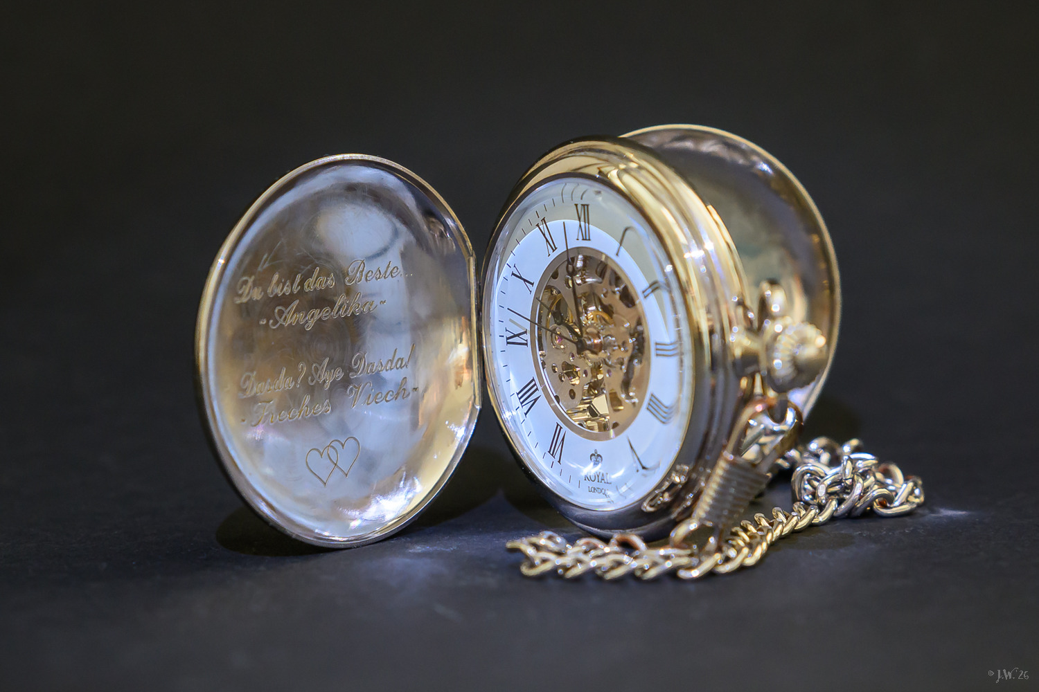 Taschenuhr mit Doppeldeckel