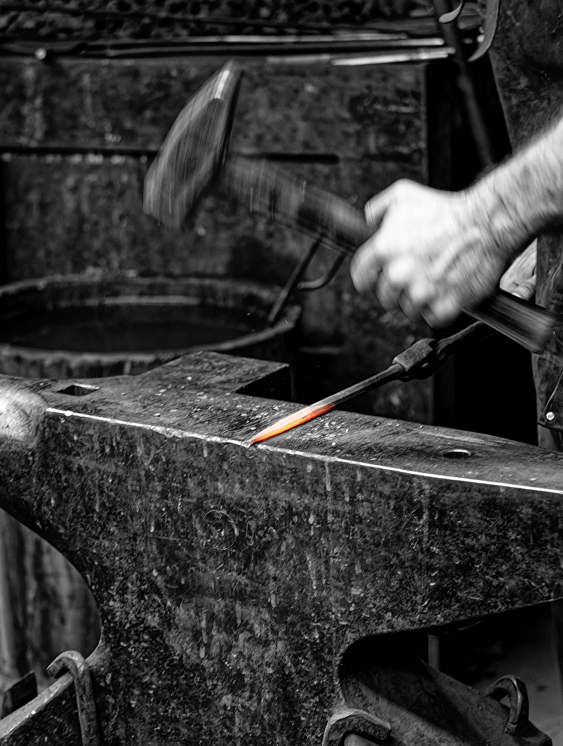 #Color-Key Man at work II