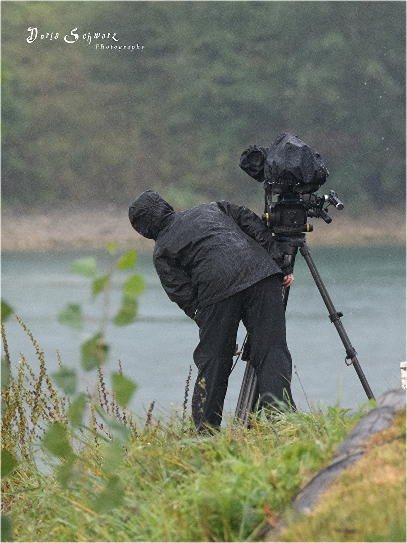 Arbeiten wenn's regnet macht mächtig Spaß