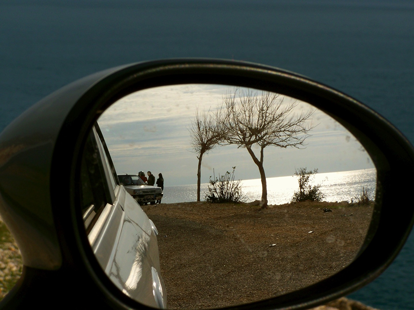 Blick zurück aufs Meer