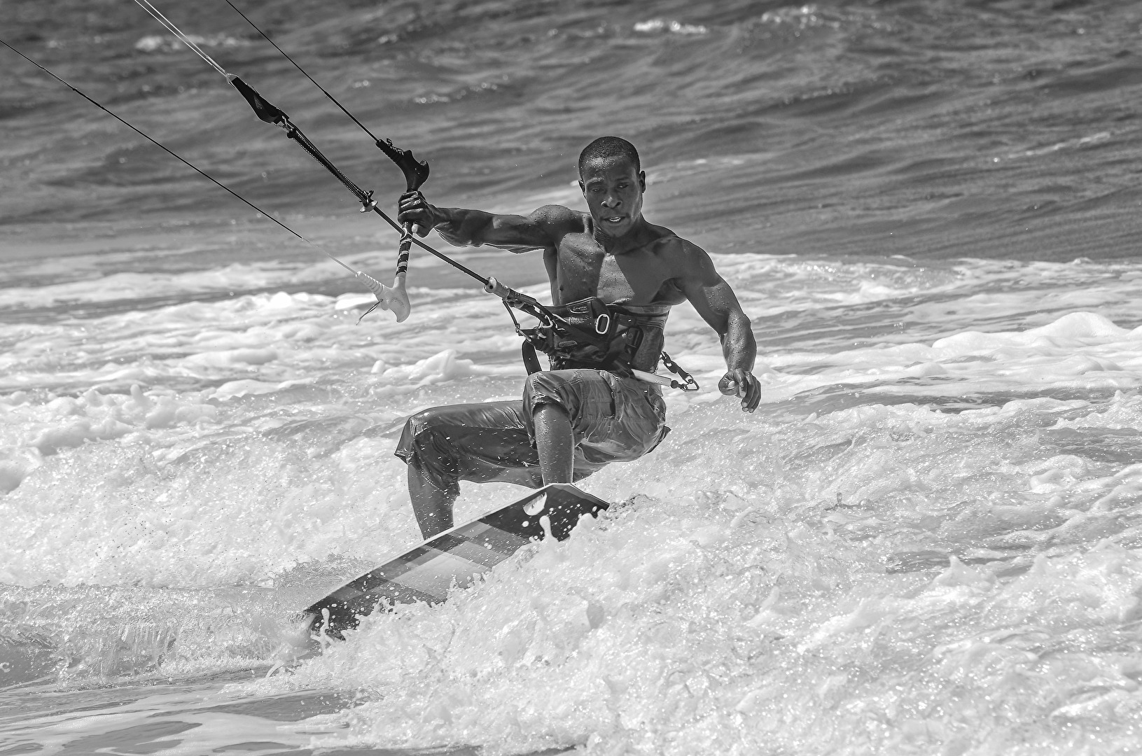 Kitesurfen..