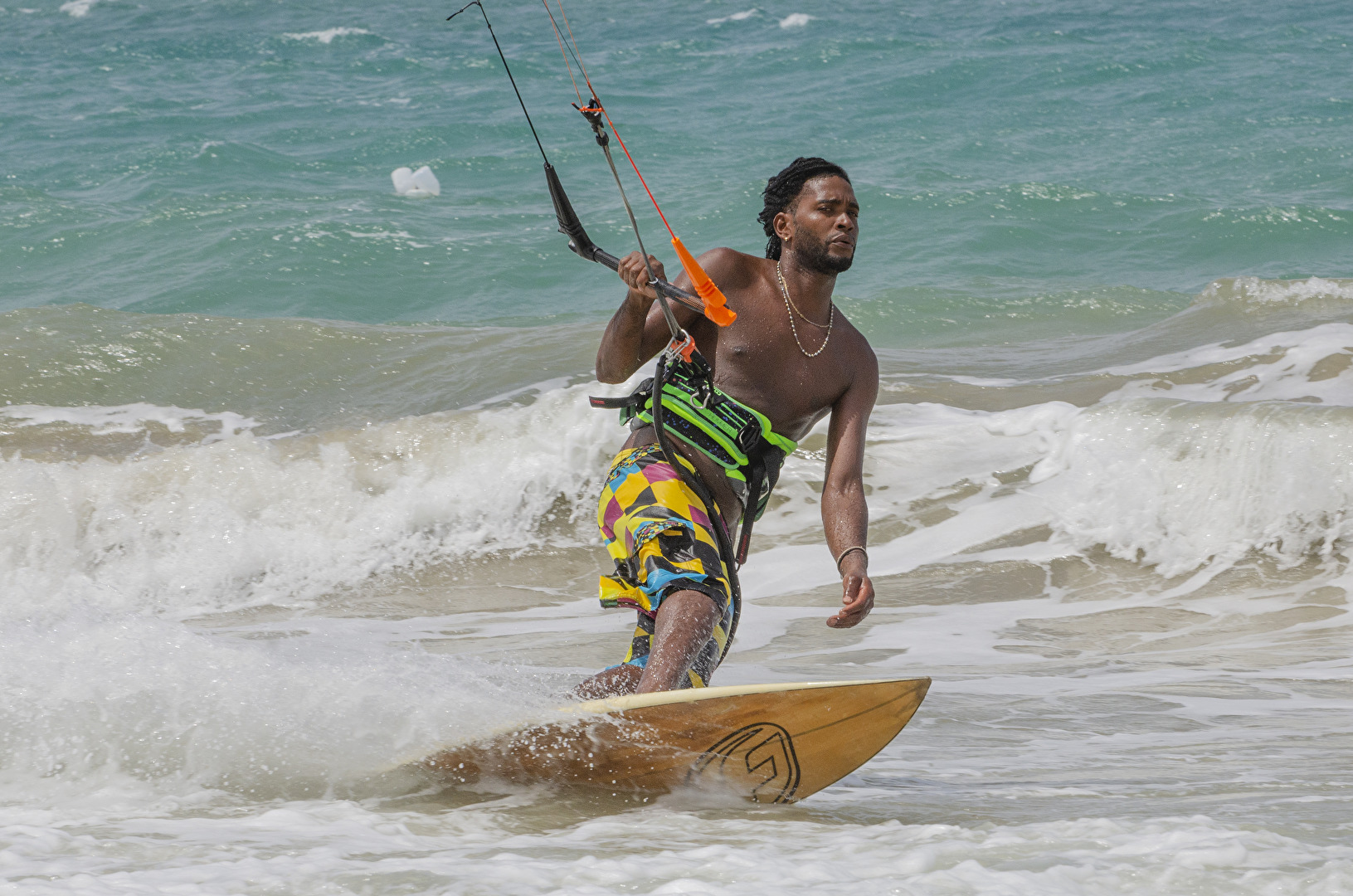 Kitesurfen..