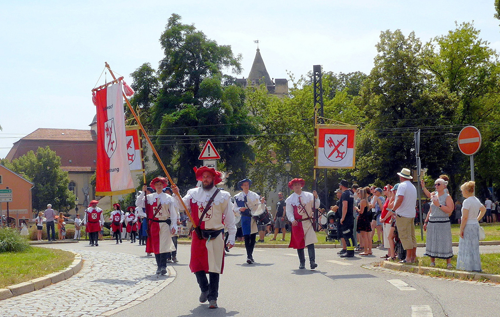 Kirschfestumzug in Naumburg 2024; die Stadtwache
