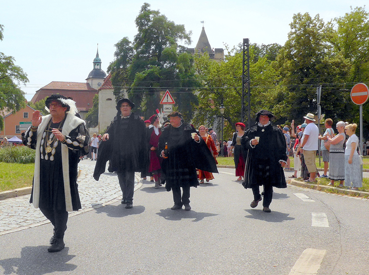 Kirschfestumzug in Naumburg 2024; der Stadtrat
