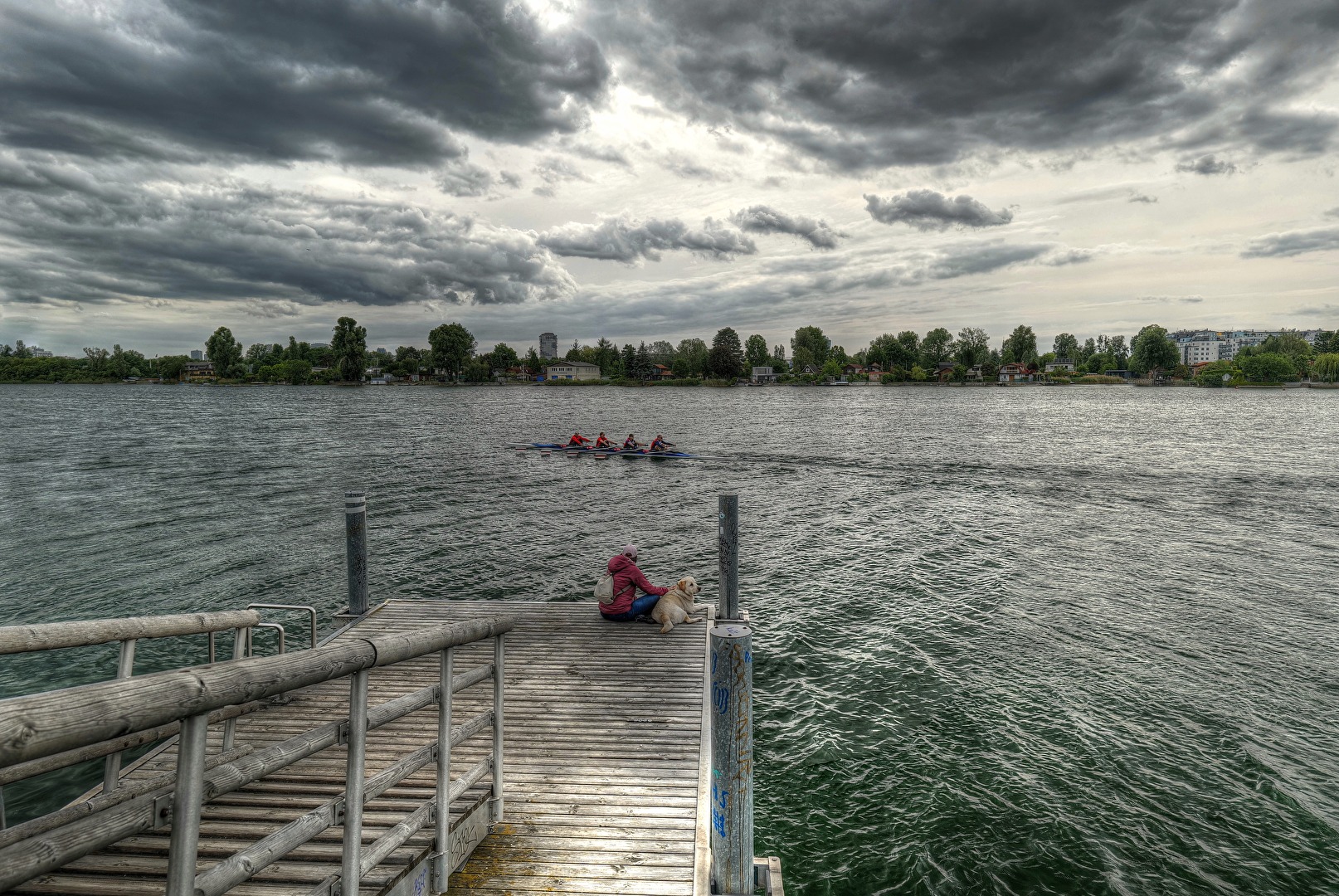 Zu kalt für Mai ...     ( Wien / Alte Donau)