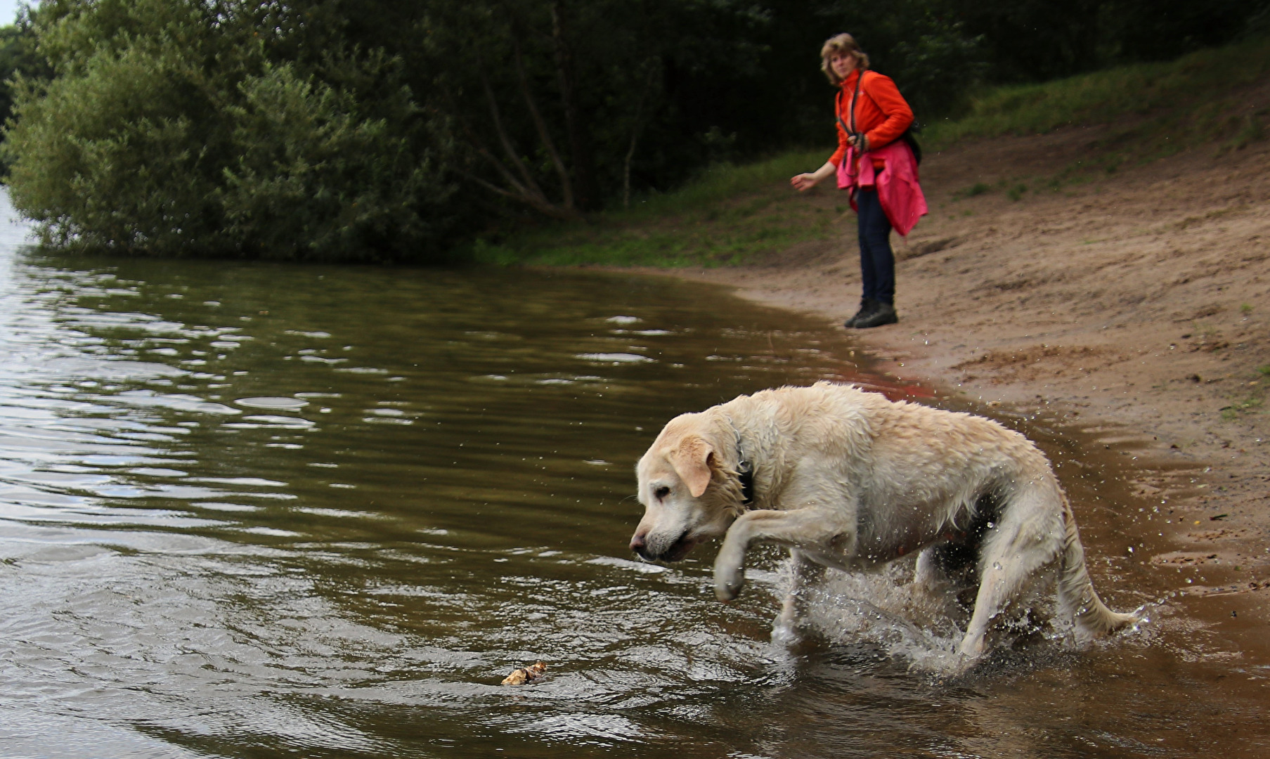Vor Jahren, als Zoe noch lebte. Da war Sie im Wasser voll in Ihrem Element.