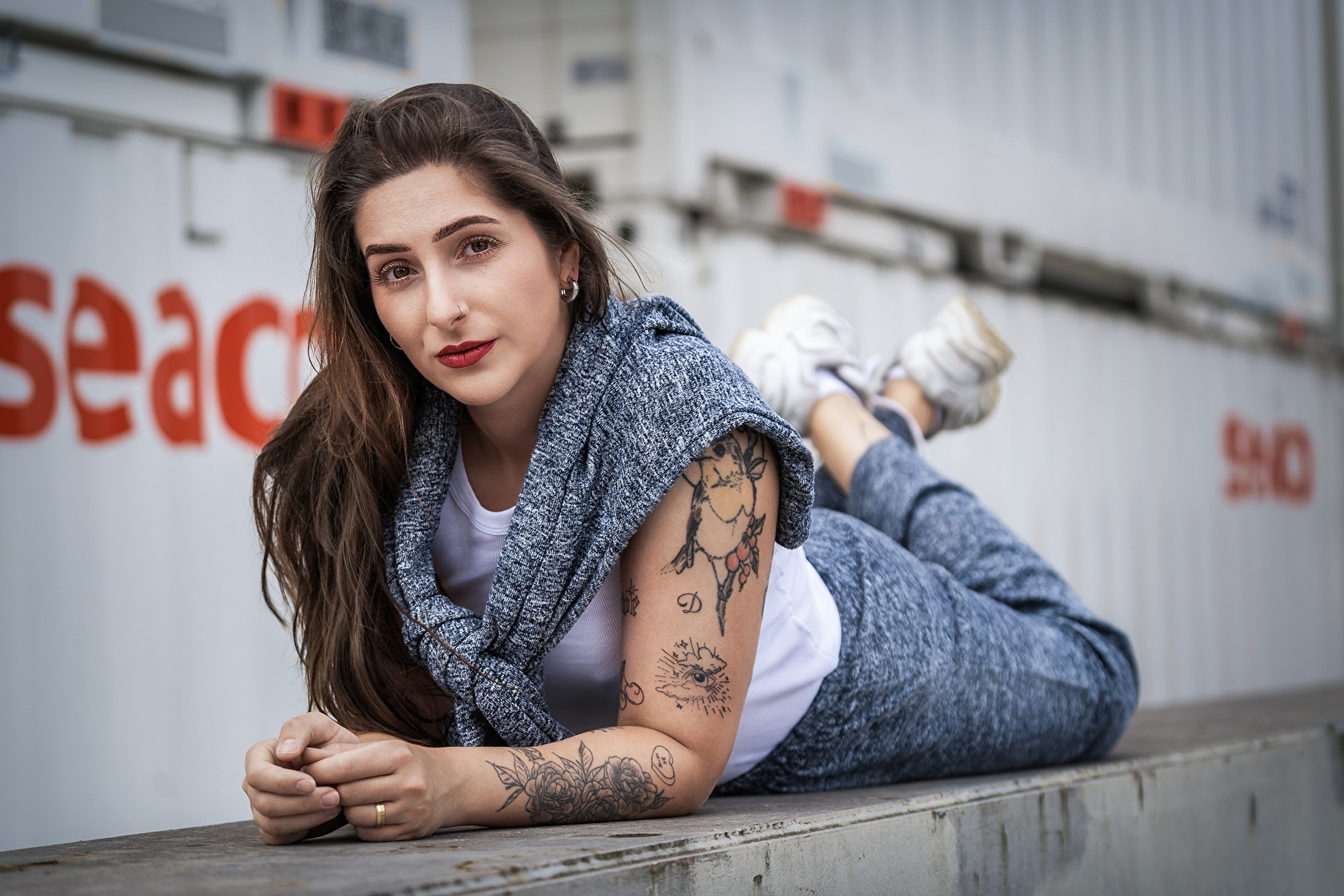 Jasmine im Containerterminal