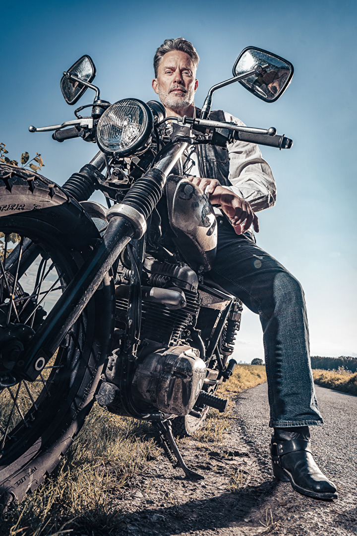 Biker-Shooting mit Dirk