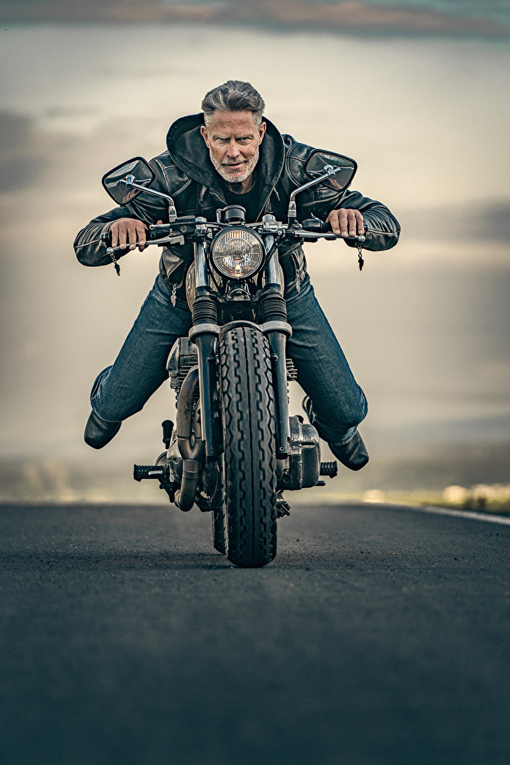 Biker-Shooting mit Dirk