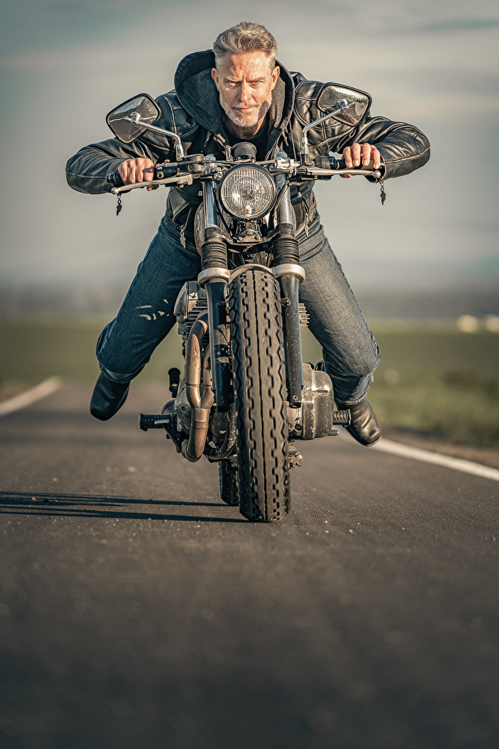 Biker-Shooting mit Dirk