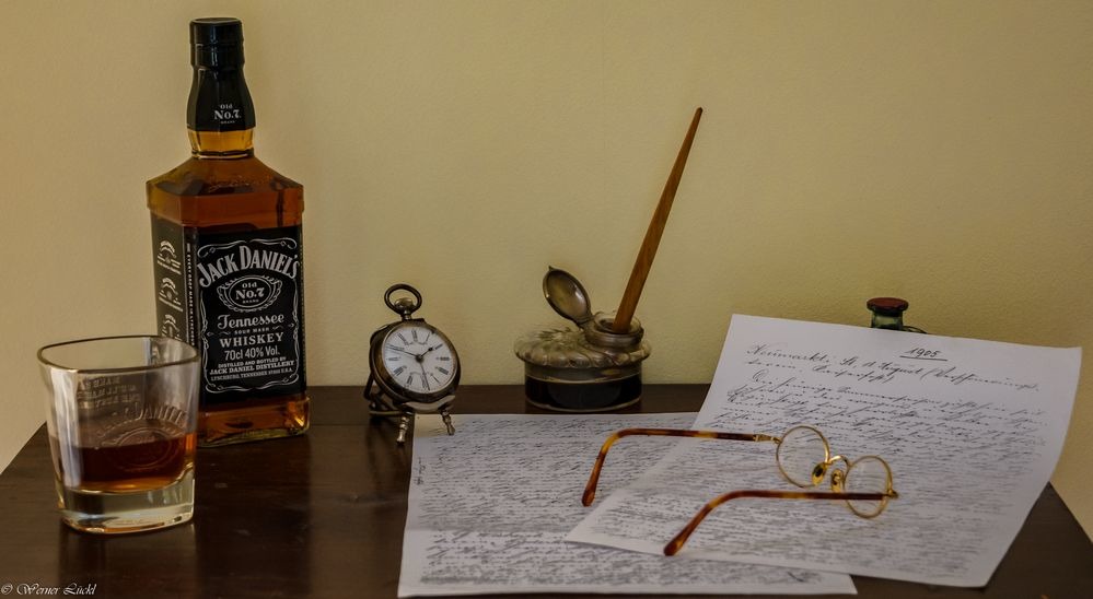 Stöbern in alten Chronikunterlagen meiner Heimat