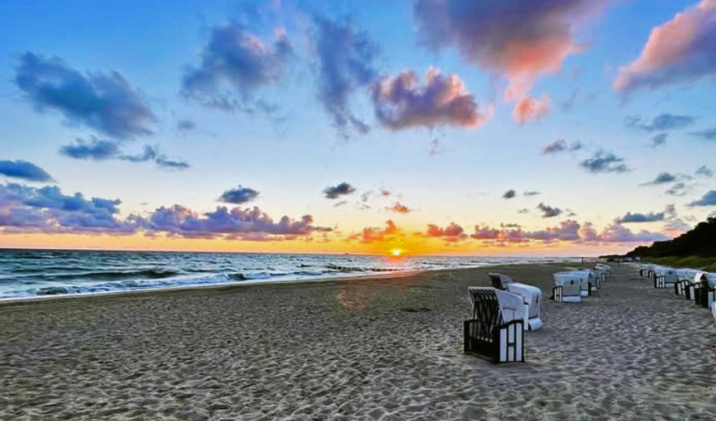 Sonnenaufgang an der Ostsee