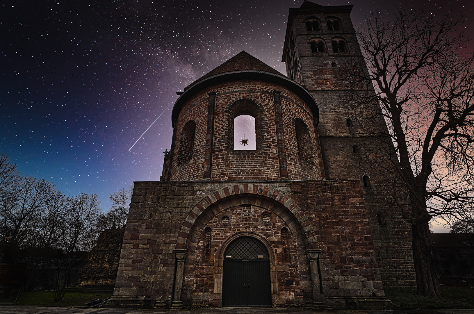 Stiftsruine Bad Hersfeld im letzten Winter