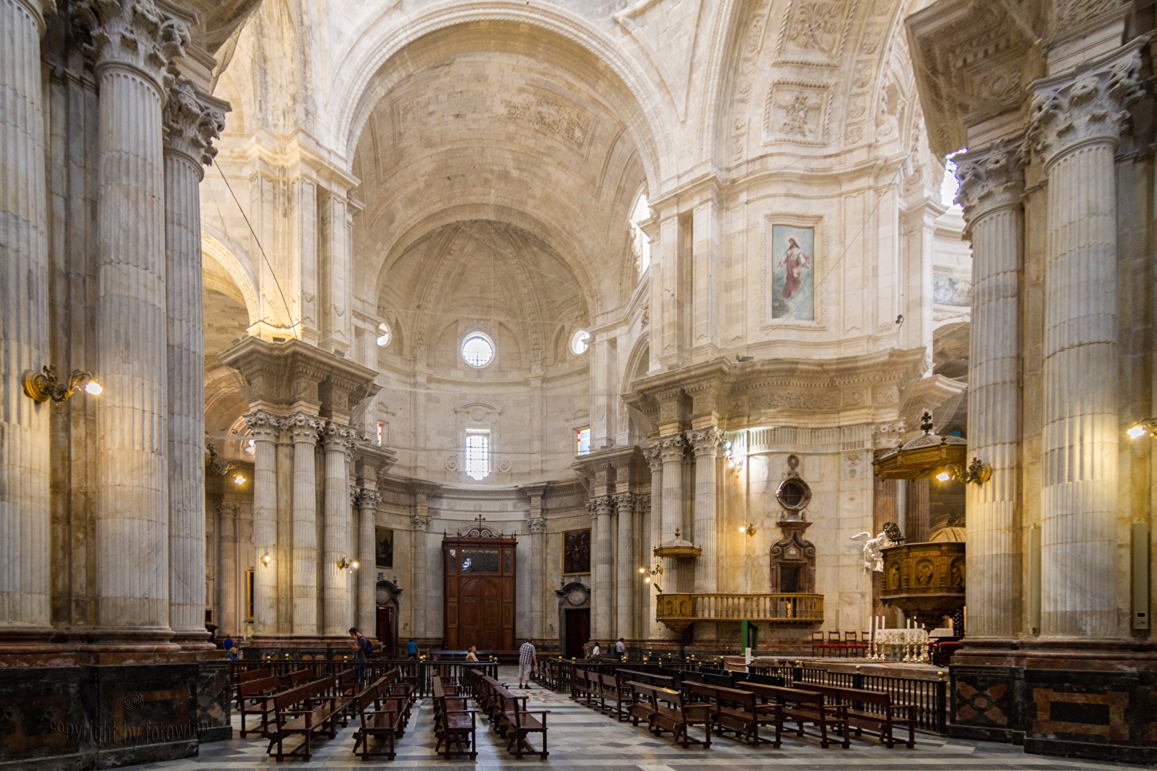 #Kirche - Kathedrale in Cadiz (Andalusien)