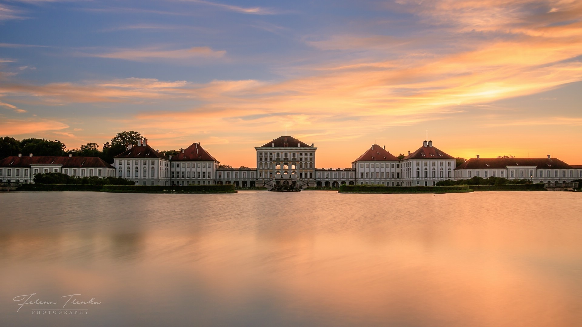 Schloss Nymphenburg zur Goldene Stunde