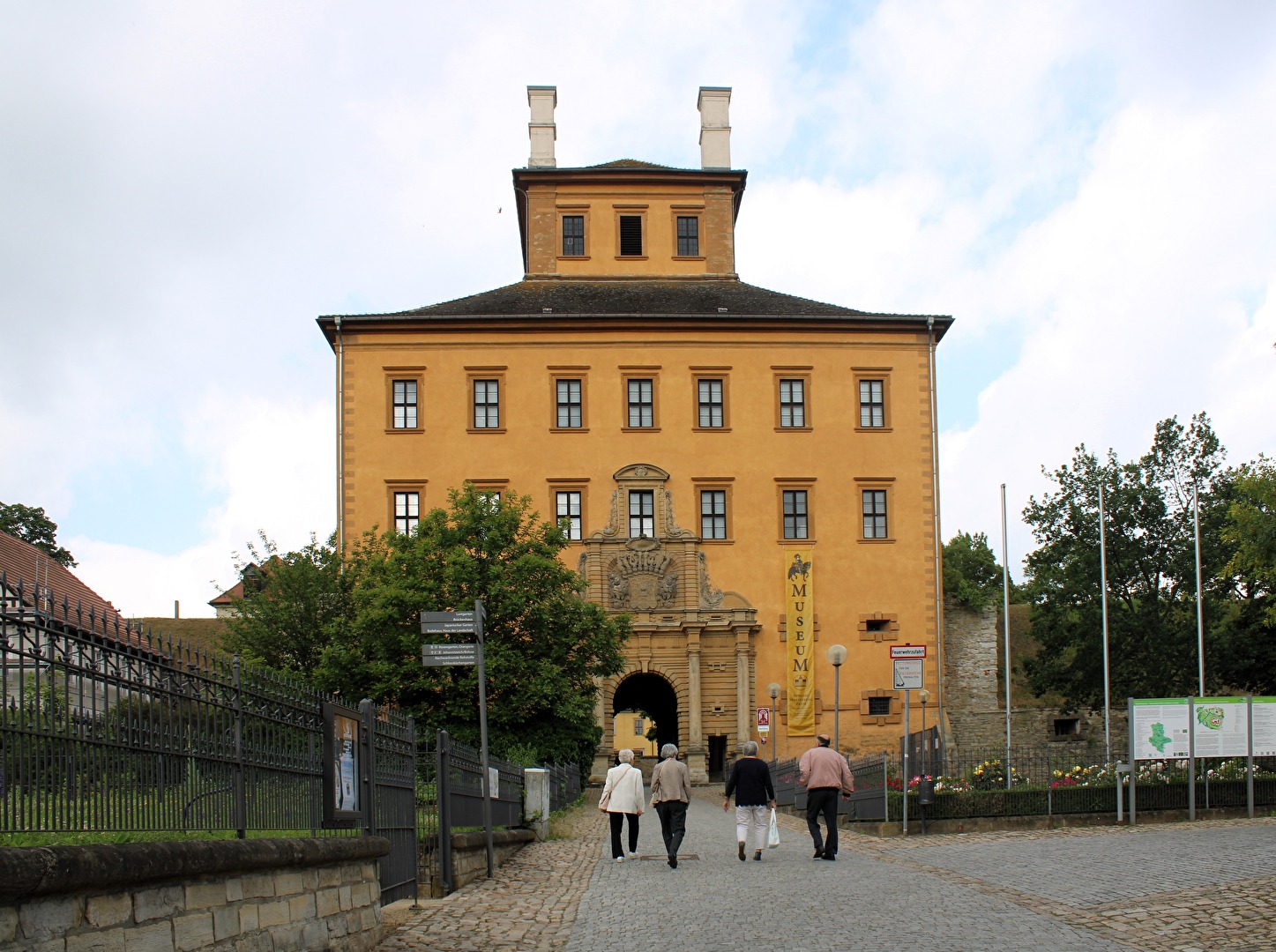 Schloss Moritzburg, das große Torhaus.