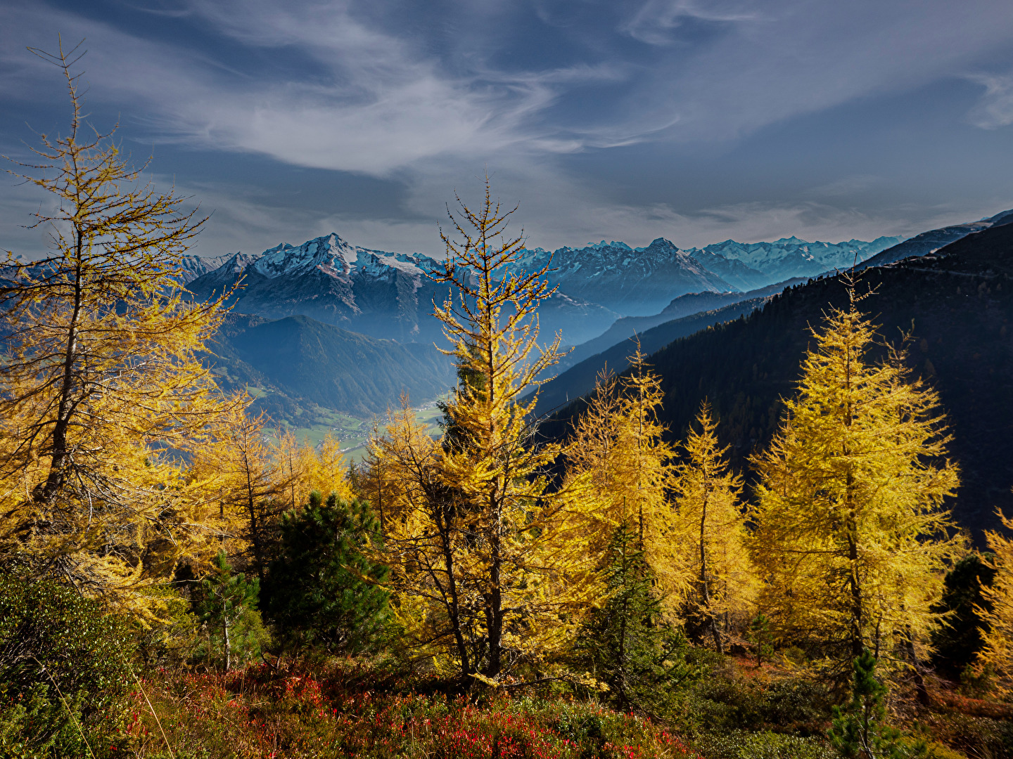 Der Herbst ist eigezogen im Zillertal