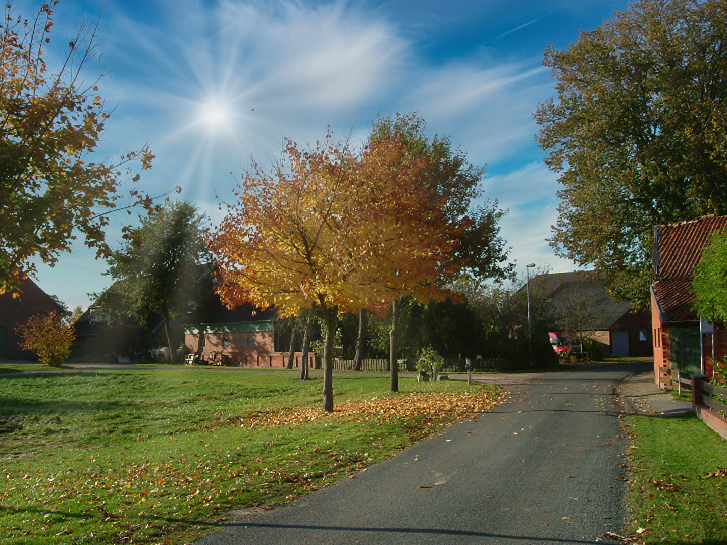 Herbst bei uns im Dorf