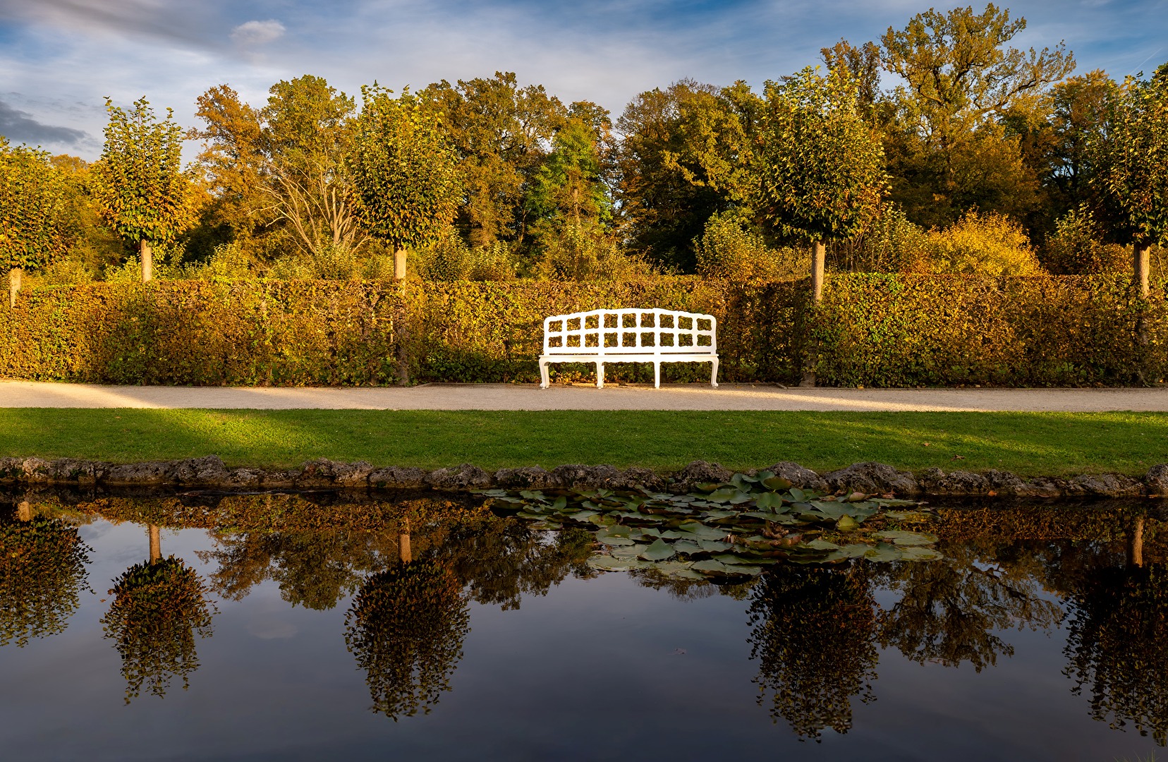 Lieblingsbank im Herbst