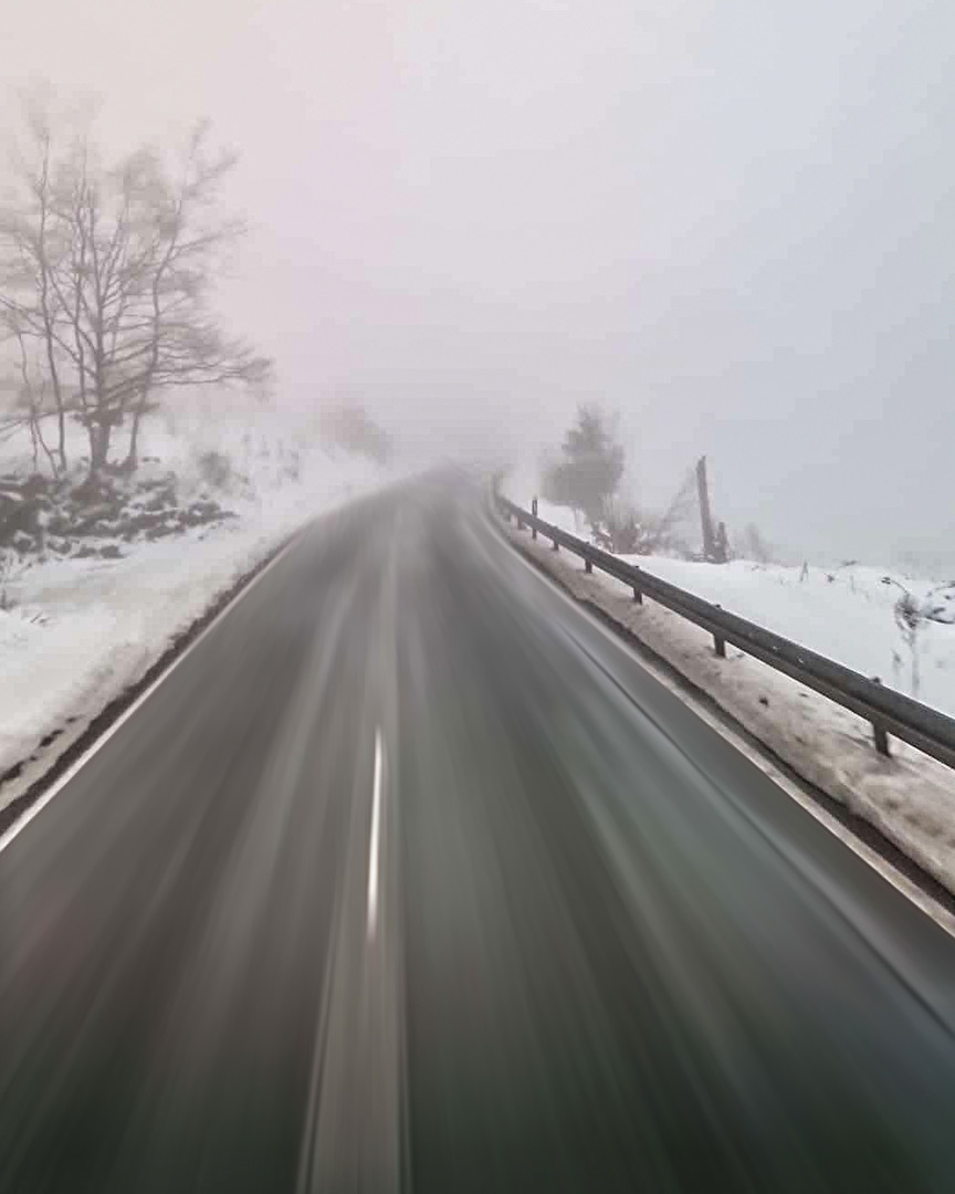 Früh morgens auf den Weg in`s Sauerland . . . .