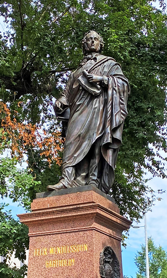 Das neue Felix Mendelssohn Bartholdy Denkmal in Leipzig