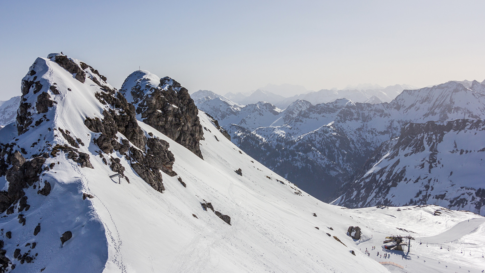 Blick über die Allgäuer Bergwelt