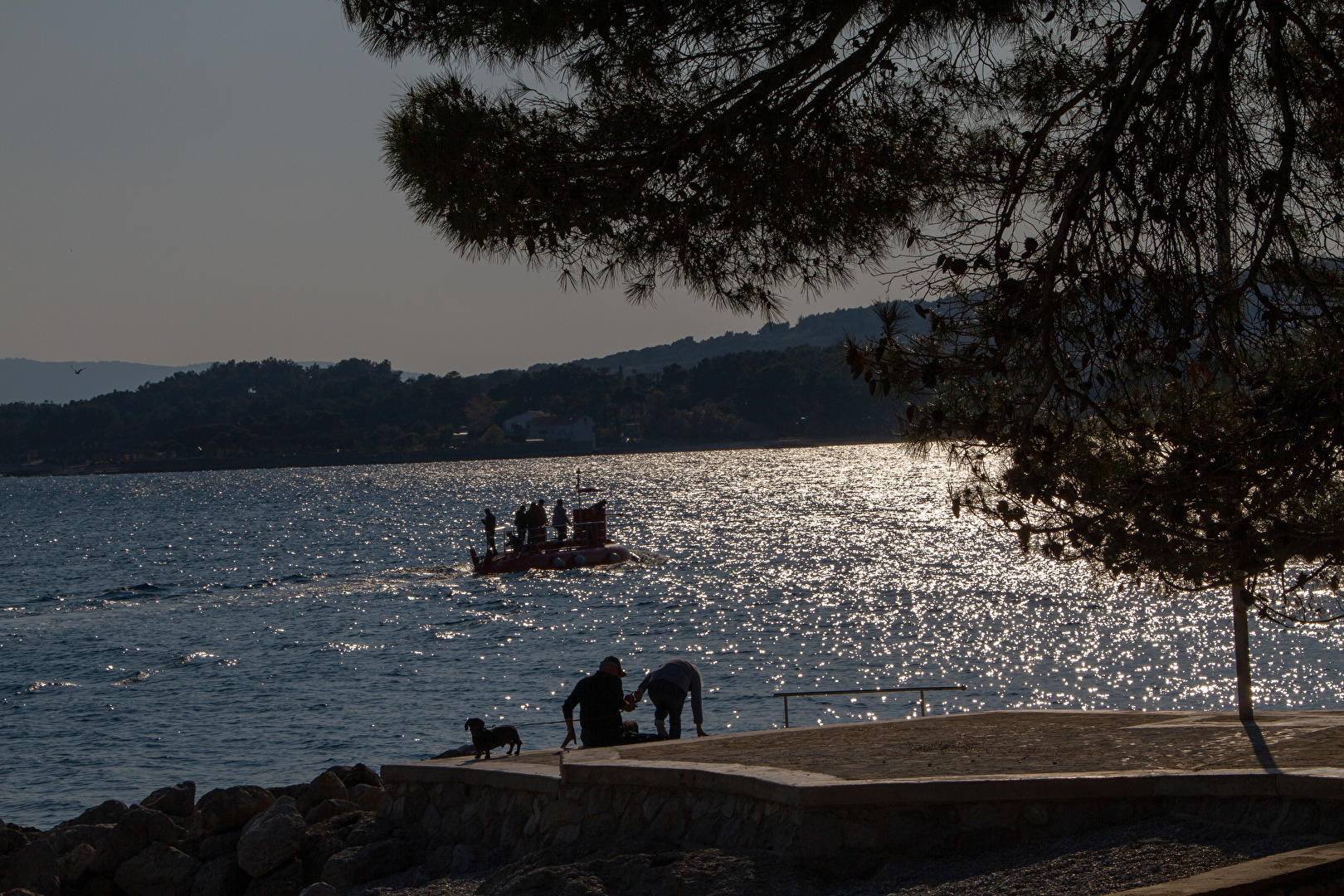 Meeresbucht der Insel Krk