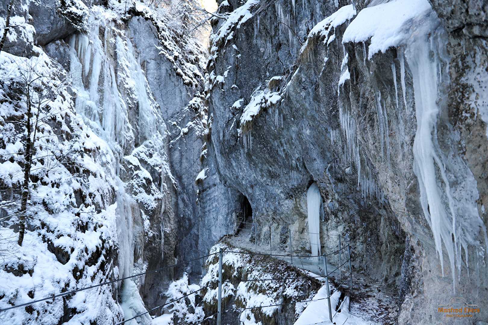 Eine Klamm in Tirol