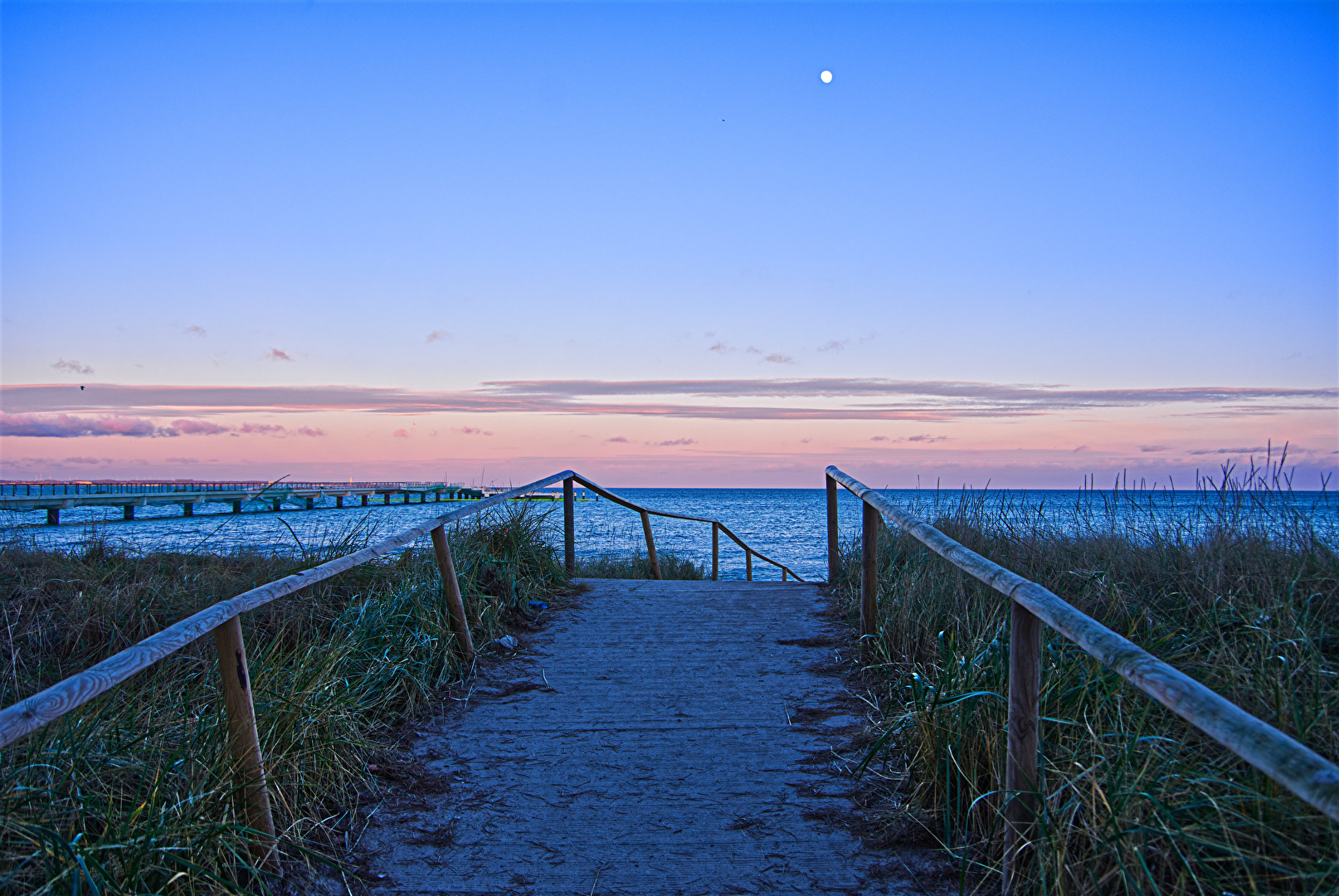 Ostsee am frühen Abend