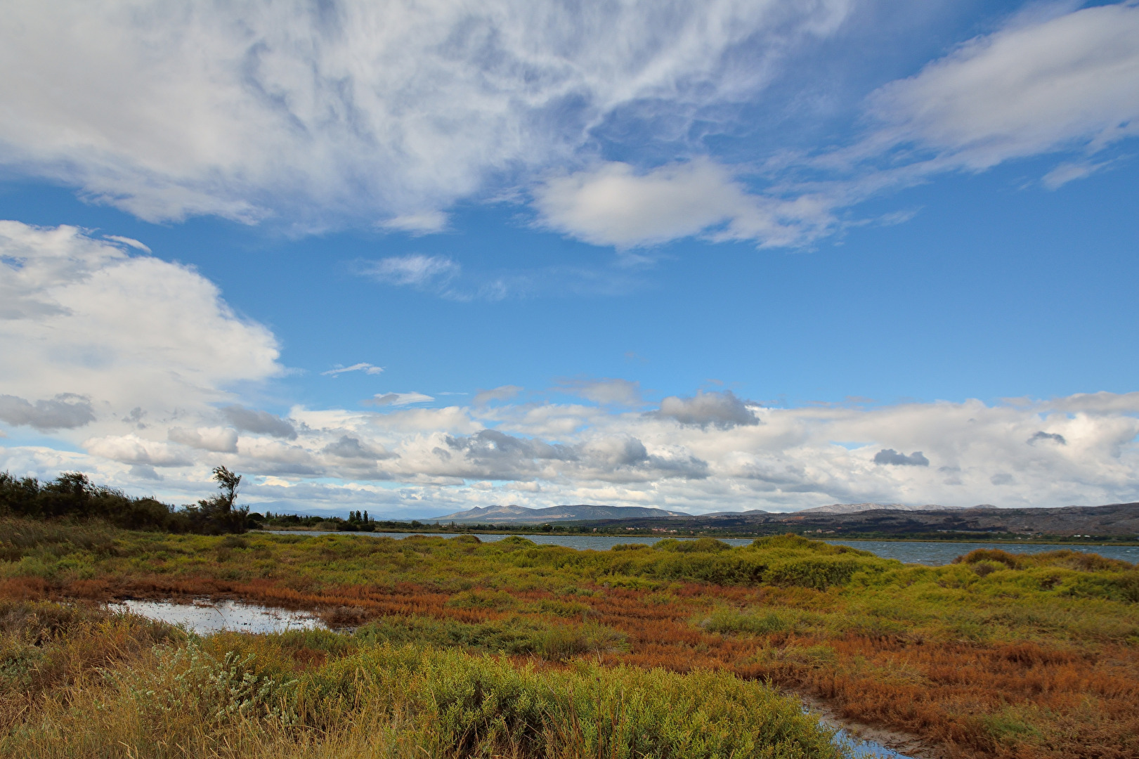 Wolkenwetter in der Salanque