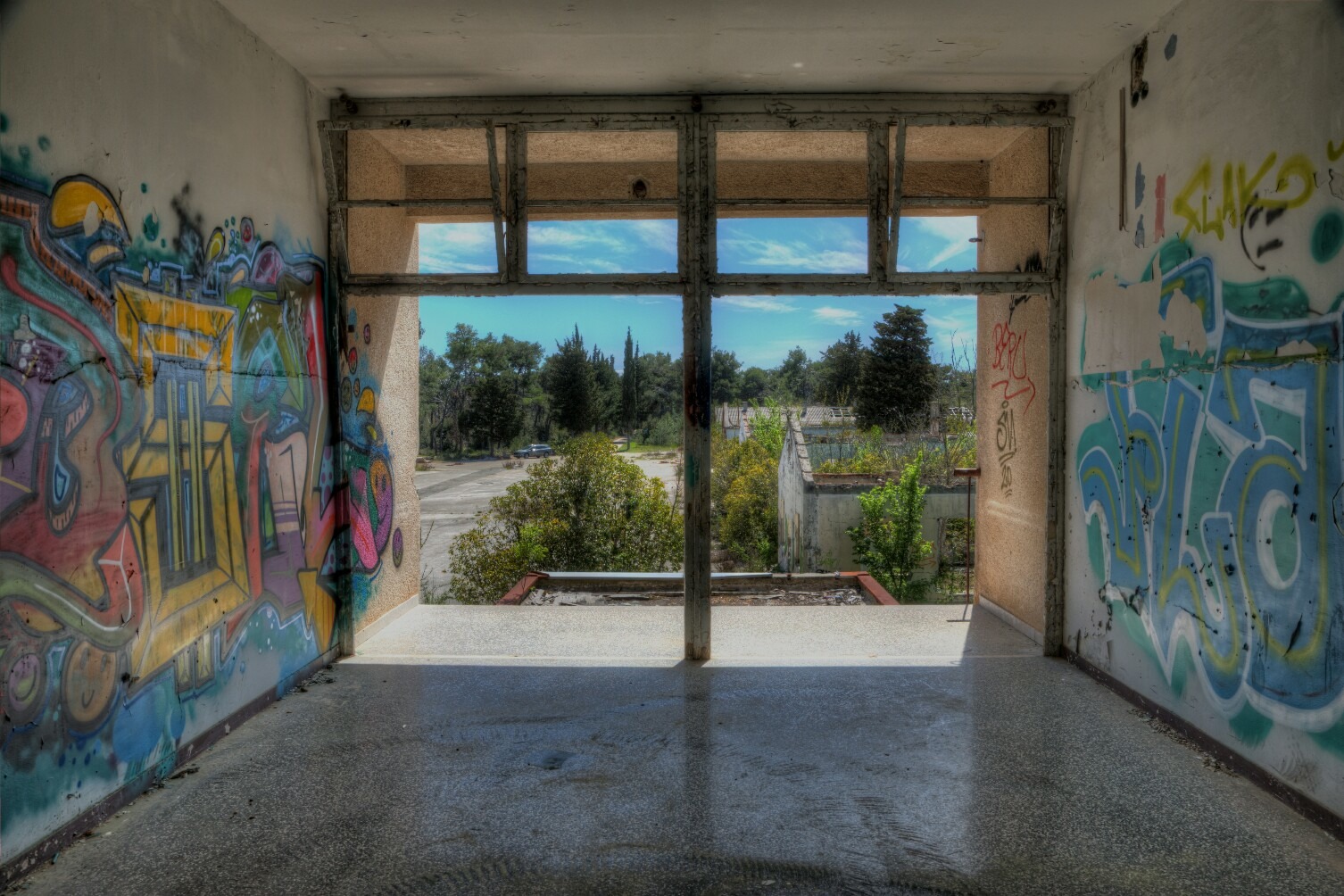 Alter Militärstützpunkt in Kroatien