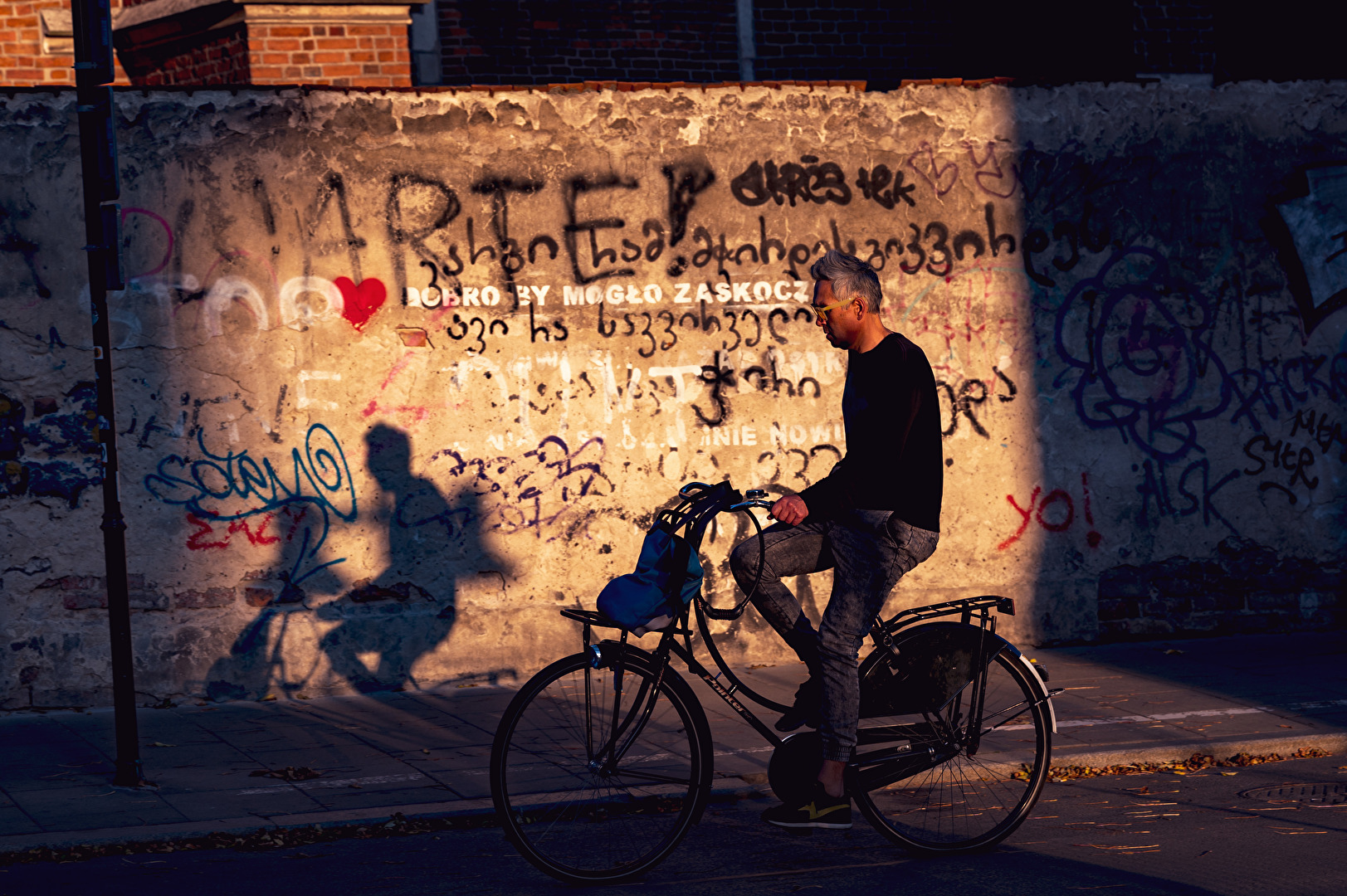 Schatten an der Wand