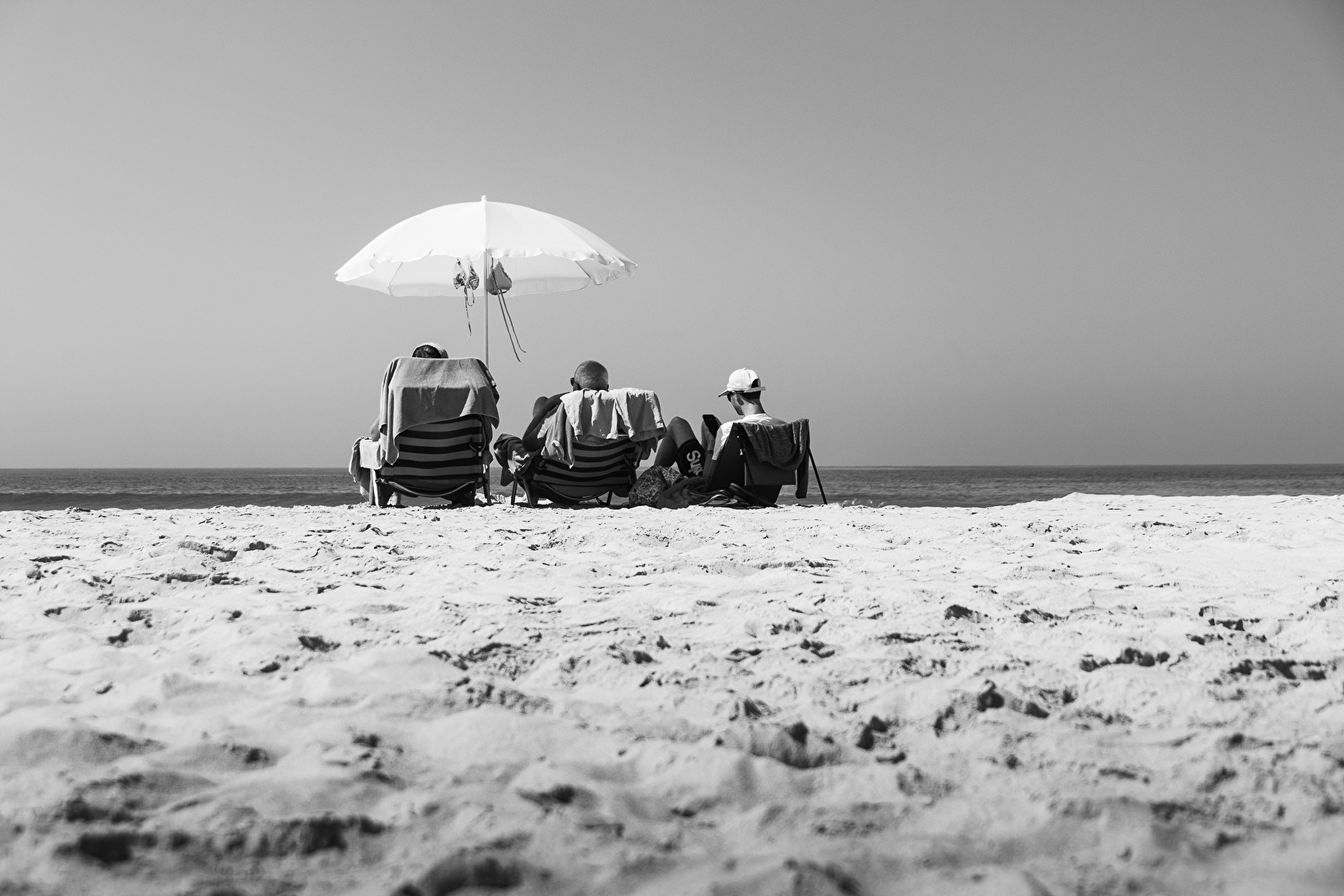 Am Strand von Andalusien