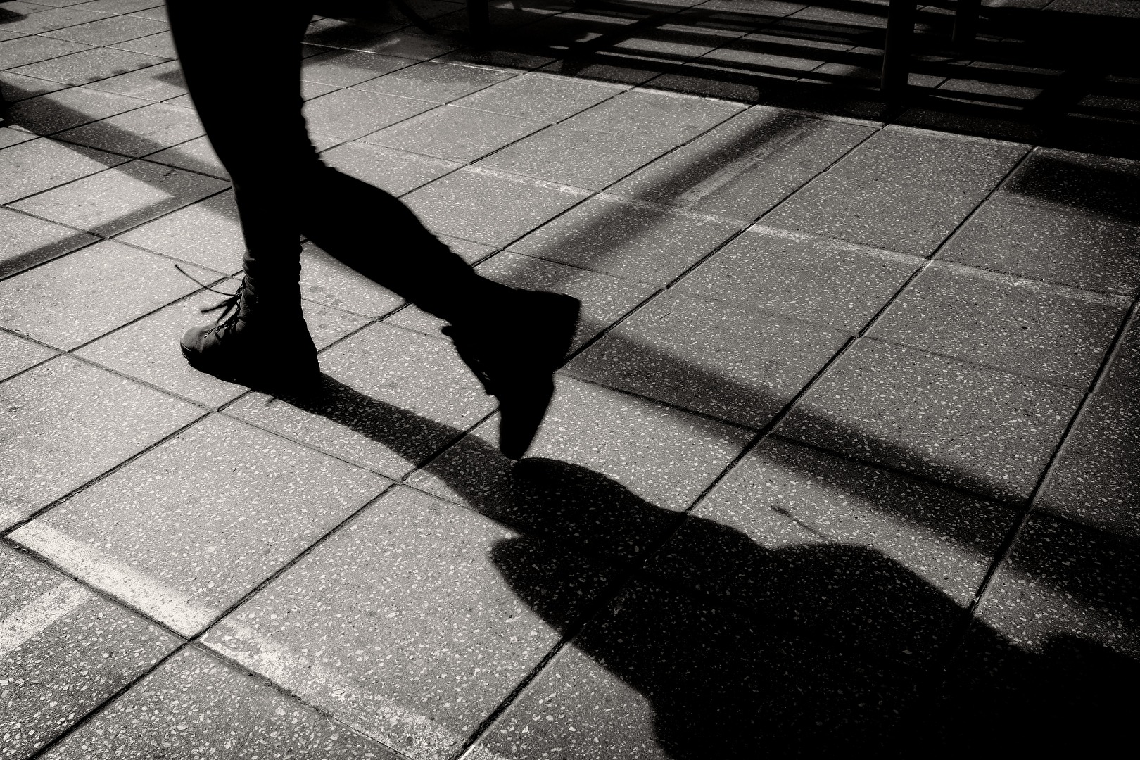 #Schattenwurf im #Bahnhof von #Glasgow