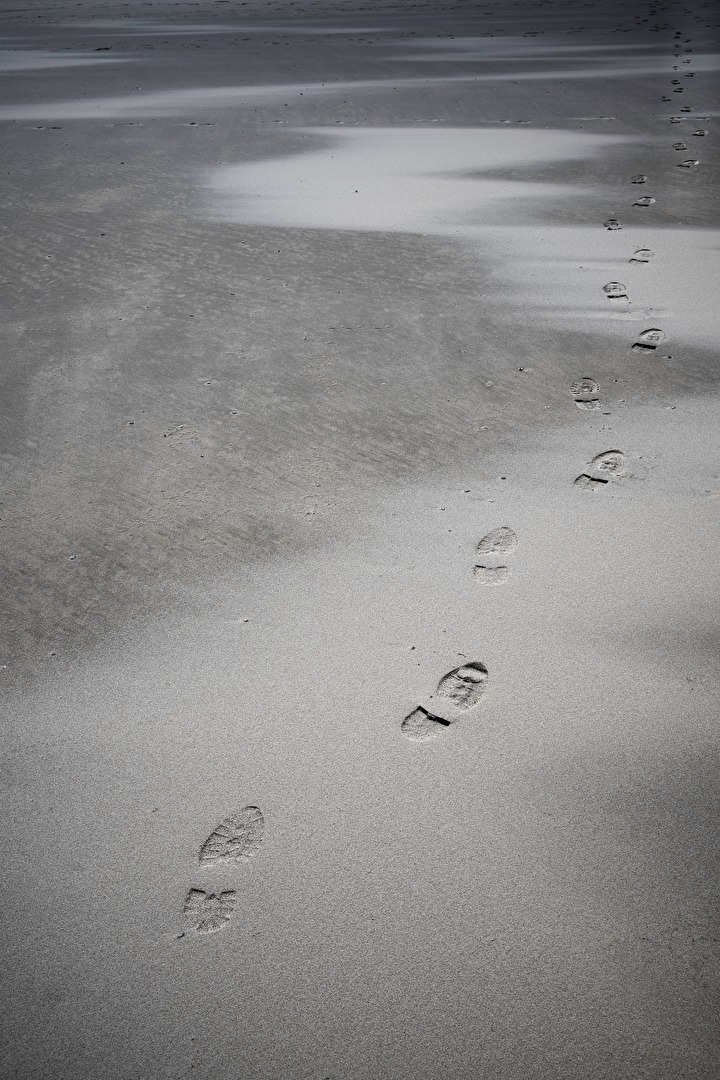 Spuren im Sand