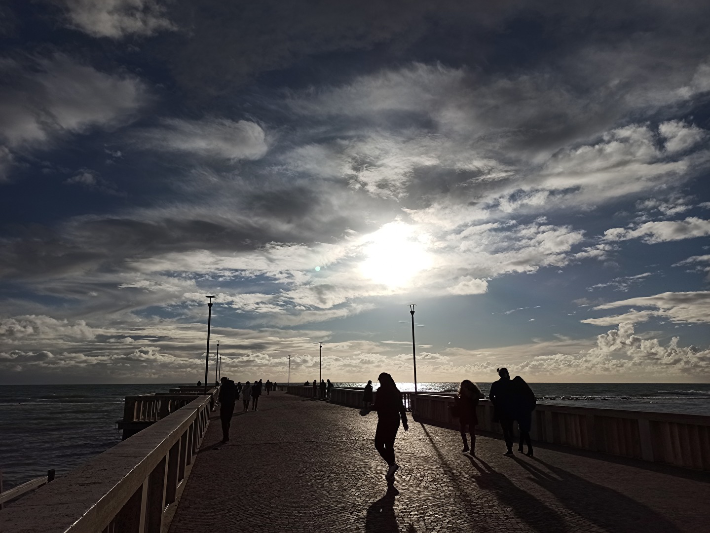 Der Pier von Ostia Lido - Rom