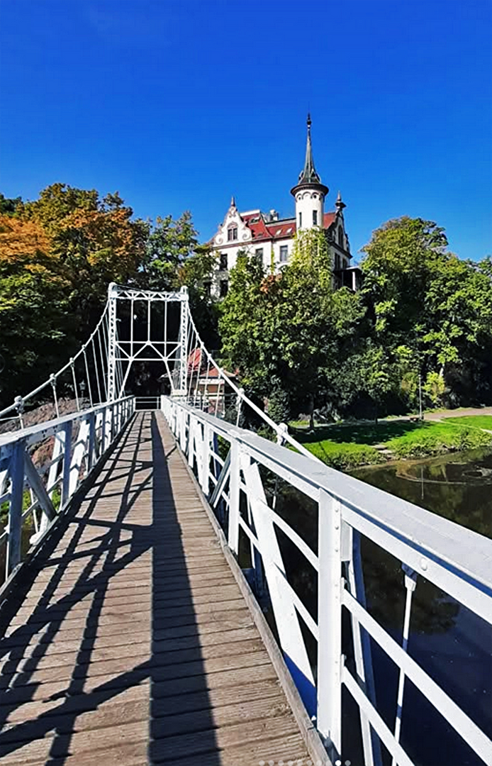 Hängebrücke in Grimma