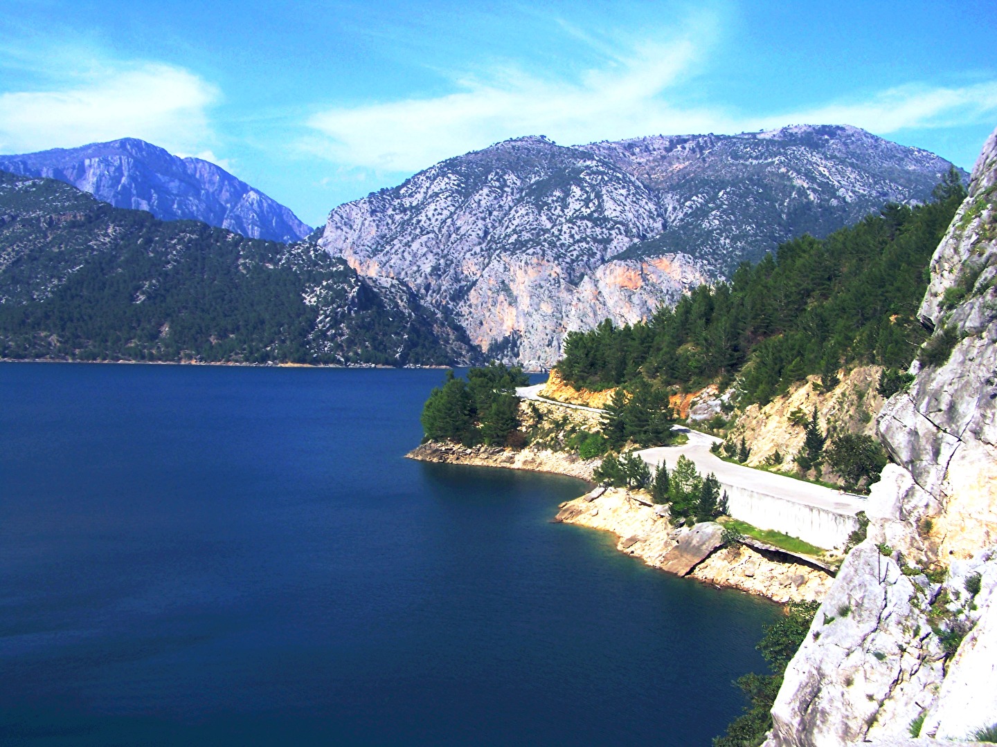 Blick auf den Stausee