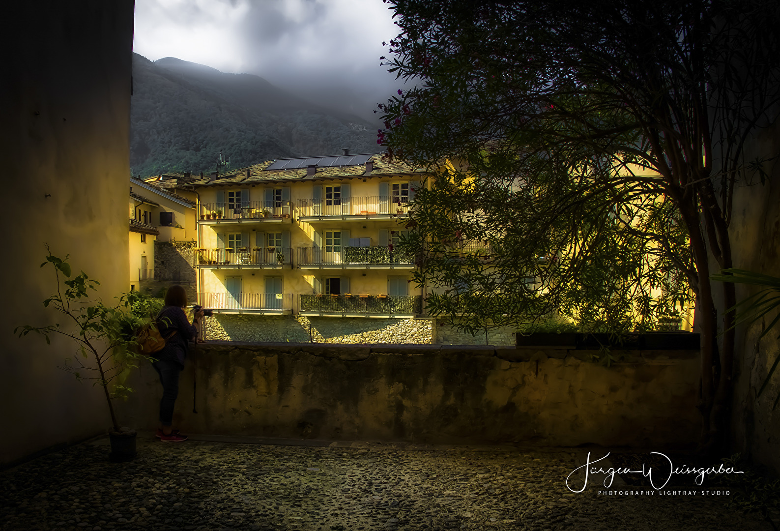 Honiglicht über Chiavenna