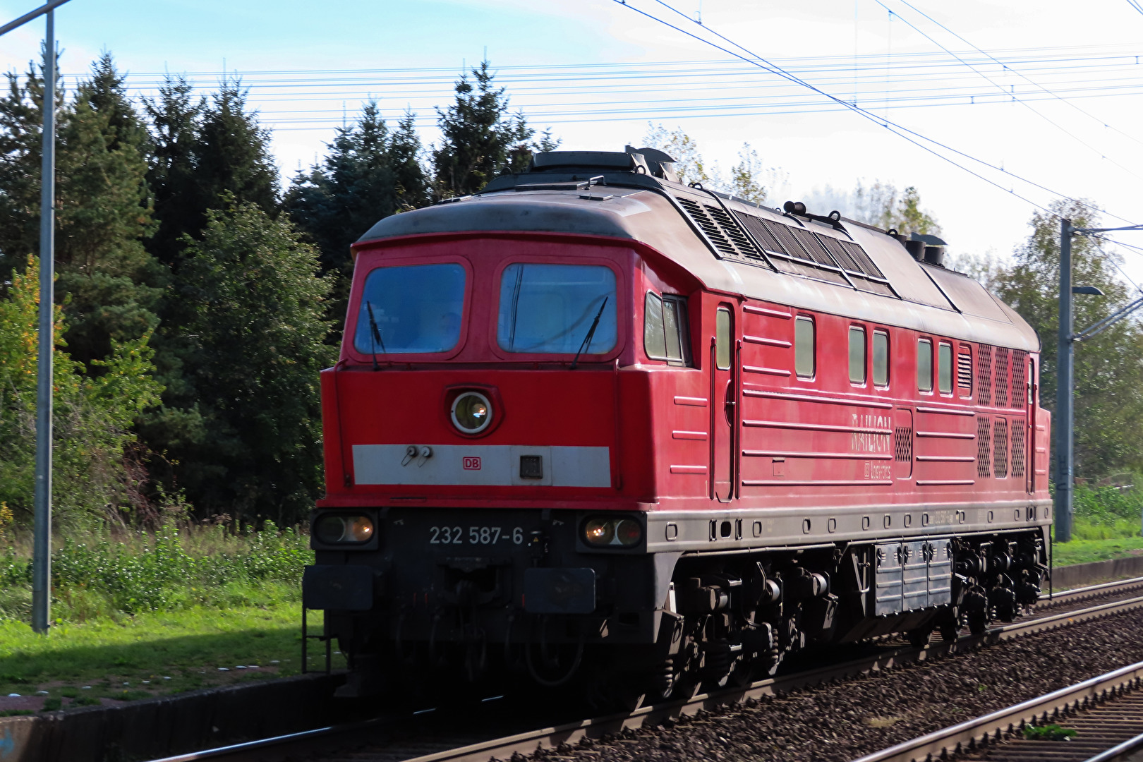 Ludmilla auf Leerfahrt