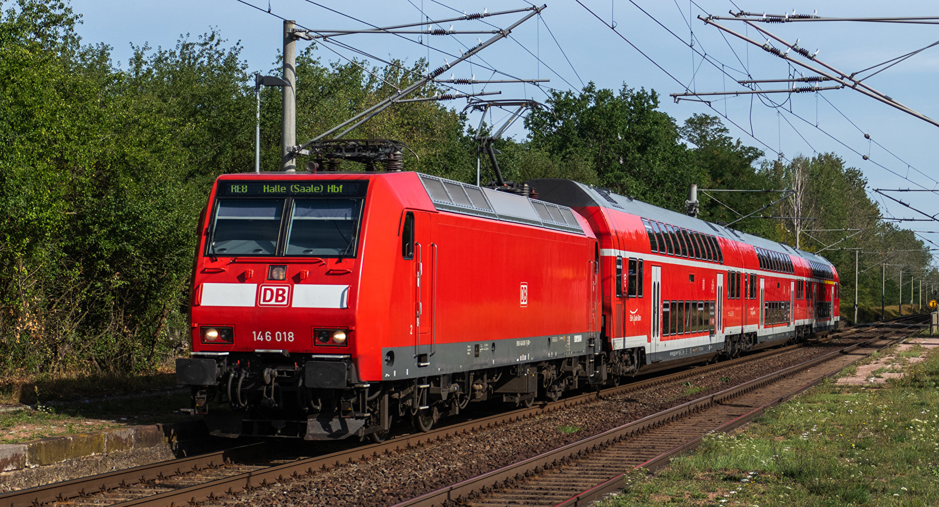 RE 8 auf Umleiterstrecke